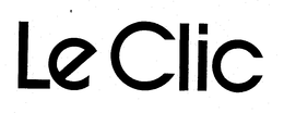 LE CLIC trademark