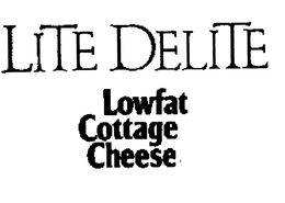 LITE DELITE LOWFAT COTTAGE CHEESE trademark