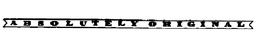ABSOLUTELY ORIGINAL trademark