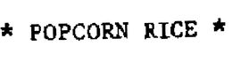 POPCORN RICE trademark