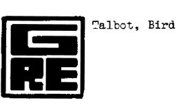 GRE TALBOT, BIRD trademark