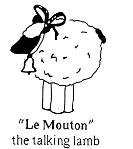 "LE MOUTON" THE TALKING LAMB trademark