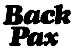 BACK PAX trademark