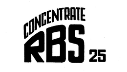 CONCENTRATE RBS 25 trademark