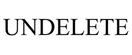 UNDELETE trademark
