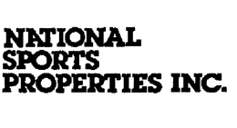 NATIONAL SPORTS PROPERTIES INC. trademark