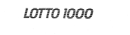 LOTTO 1000 trademark
