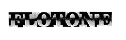 FLOTONE trademark