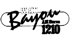WBIU BAYOU AM STEREO 1210 trademark