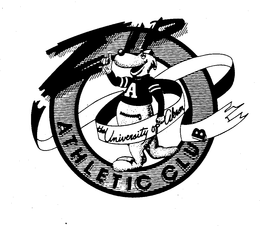 ZIP ATHLETIC CLUB THE UNIVERSITY OF AKRON A trademark