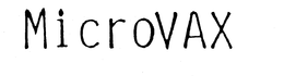 MICROVAX trademark