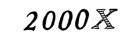 2000 X trademark
