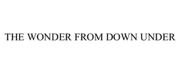 THE WONDER FROM DOWN UNDER trademark
