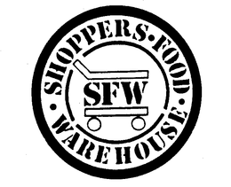 SHOPPERS FOOD WAREHOUSE SFW trademark