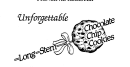 UNFORGETTABLE LONG STEM CHOCOLATE CHIP COOKIES trademark