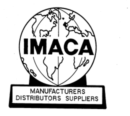 IMACA MANUFACTURERS DISTRIBUTORS SUPPLIERS trademark
