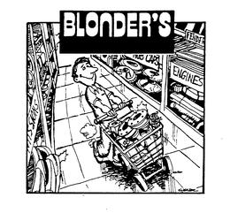BLONDER'S ENGINES FENDERS BUMPERS DOORS trademark