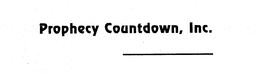 PROPHECY COUNTDOWN, INC. trademark
