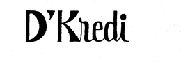 D'KREDI trademark