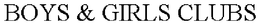 BOYS & GIRLS CLUBS trademark