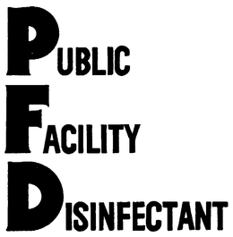 PUBLIC FACILITY DISINFECTANT trademark