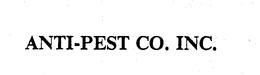 ANTI-PEST CO. INC. trademark