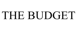 THE BUDGET trademark