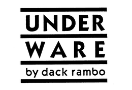 UNDER WARE BY DACK RAMBO trademark