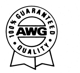 AWG 100% GUARANTEED QUALITY trademark