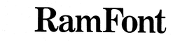 RAMFONT trademark