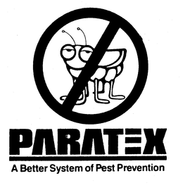 PARATEX A BETTER SYSTEM OF PEST PREVENTION trademark