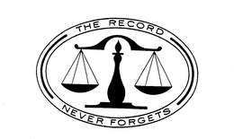 THE RECORD NEVER FORGETS trademark