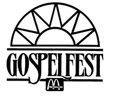 GOSPELFEST MCDONALD'S M trademark