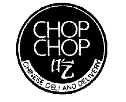 CHOP CHOP CHINESE DELI AND DELIVERY trademark