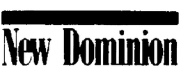 NEW DOMINION trademark