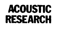 ACOUSTIC RESEARCH trademark