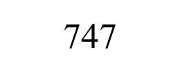 747 trademark