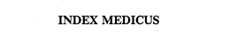 INDEX MEDICUS trademark