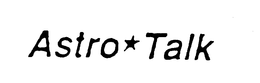 ASTRO TALK trademark
