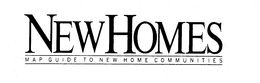 NEW HOMES MAP GUIDE TO NEW HOME COMMUNITIES trademark