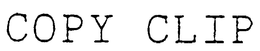 COPY CLIP trademark