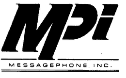 MPI MESSAGEPHONE INC trademark