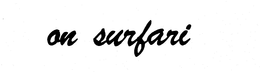 ON SURFARI trademark