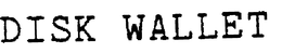 DISK WALLET trademark