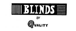 BLINDS BY QUALITY trademark
