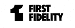 FIRST FIDELITY 1 trademark