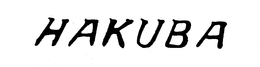 HAKUBA trademark