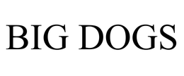 BIG DOGS trademark