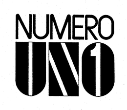 NUMERO UNO 1 trademark