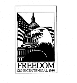 FREEDOM BICENTENNIAL 1789 1989 trademark
